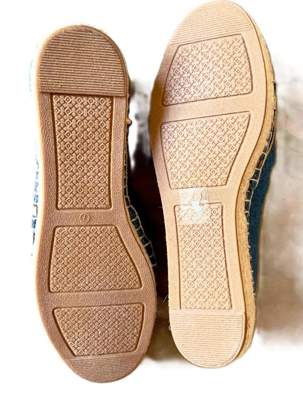 Tory Burch Seaside Espadrille Size 7 Denim Chambray